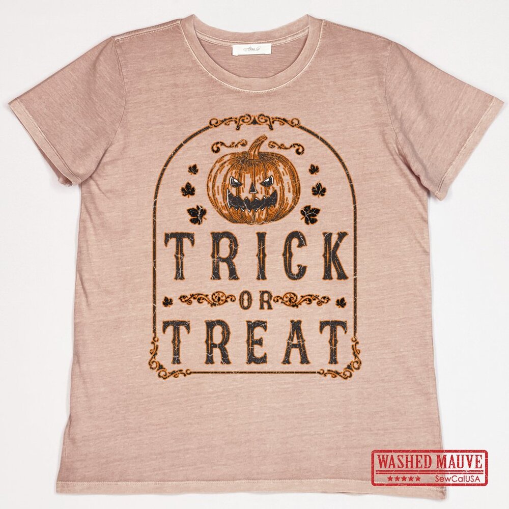 Trick or Treat Tee, Halloween Graphic Tee, Halloween Graphic Shirt